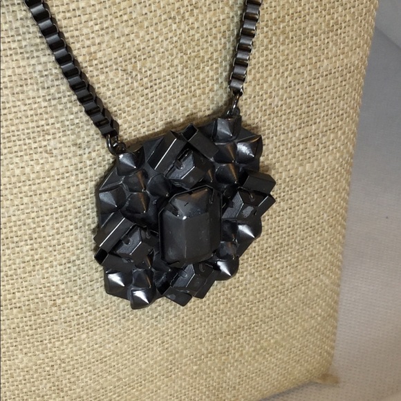 Med Length necklace chain unique metal sculpture - Picture 3 of 5